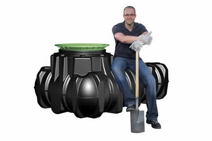 Graf Distribution : cuve à enterrer extra-plate 