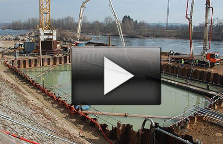 Béton Lafarge pour bouchon immergé