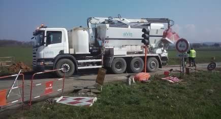 STVM utilise un malaxeur mobile à matériaux Reimer pour un chantier expérimental