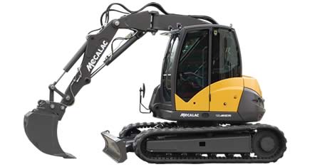 Midi pelle : une 8,5 tonnes rapide sur chenilles