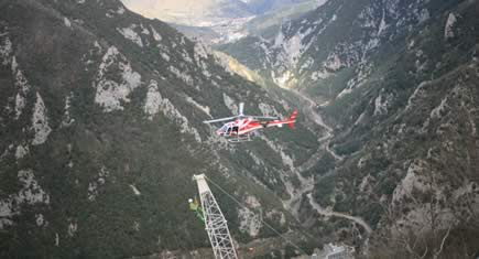 Centrale EDF de Nentilla : une protection de haute voltige !