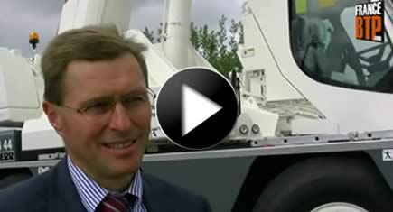 Francis Ebert, directeur général de la division des grues mobiles Liebherr France
