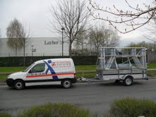 Layher exposera sa nouvelle remorque à Batimat