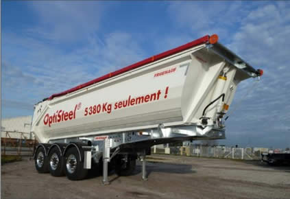 Les nouvelles bennes Fruehauf à Solutrans