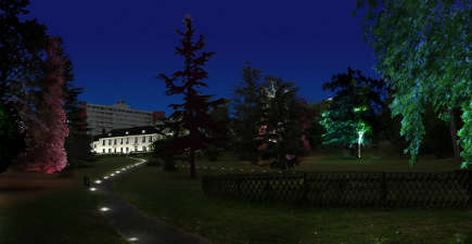 Parc Nativelle de Longjumeau :  la lumière, la nuit et la nature