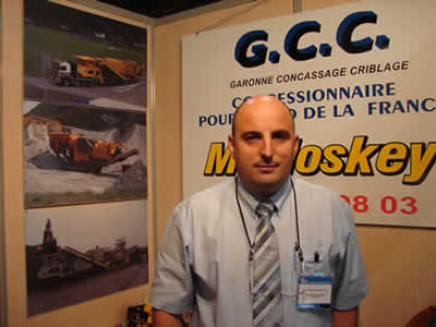 3 questions à…   Christophe Castaldo, gérant de Garonne Concassage Criblage