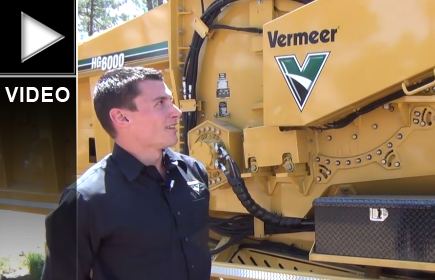 Le nouveau broyeur HG6000 de Vermeer importé en France par Risa