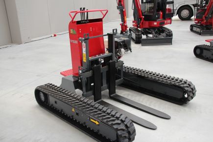 Mammut Hinowa, un chariot élévateur sur chenilles à tout faire