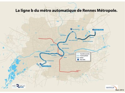 Métro : Rennes lance les premiers travaux de la ligne B