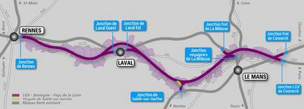 LGV BPL : la liaison de Sablé-sur-Sarthe, un projet d’utilité publique