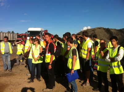 Nîmes : l’autoroute A54 reçoit des étudiants en génie civil