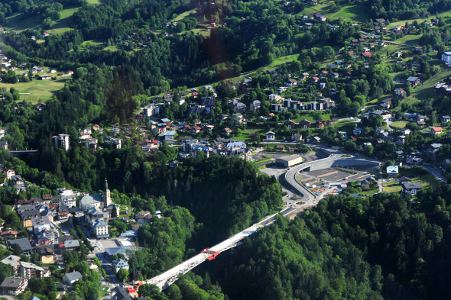 Bouygues Construction achève le pont de contournement de Saint-Gervais