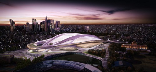 Zaha Hadid Architects signera le stade national du Japon à Tokyo