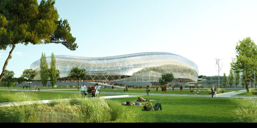 Nice: Vinci achève les travaux de gros œuvre de l'Allianz Riviera 