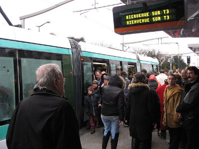 Paris : le tramway T3 encore prolongé en 2017