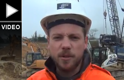 LGV SEA : Pro-fond réalise les fondations de l'Estacade de la Folie à Poitiers