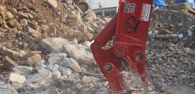 Un broyeur à béton La Bounty série MDP  en première  chez Lo-Ma-Tra