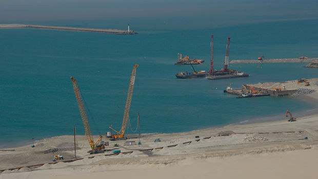 Ménard : colonnes ballastées pour terminal méthanier 