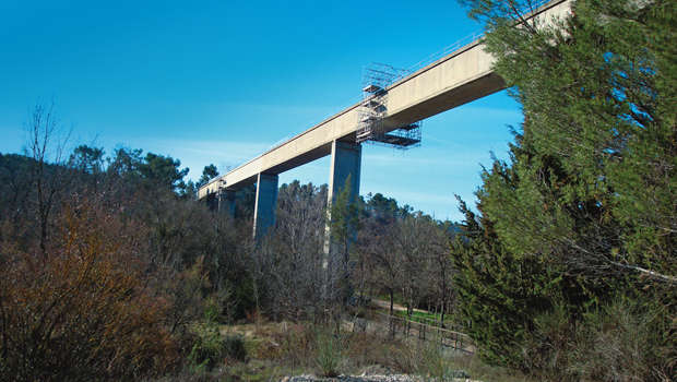 Lifting pour l’Aqueduc du Cauron 