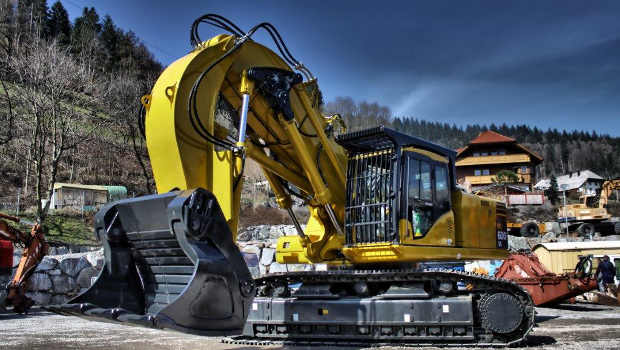 Echle adapte une Komatsu PC600 en butte