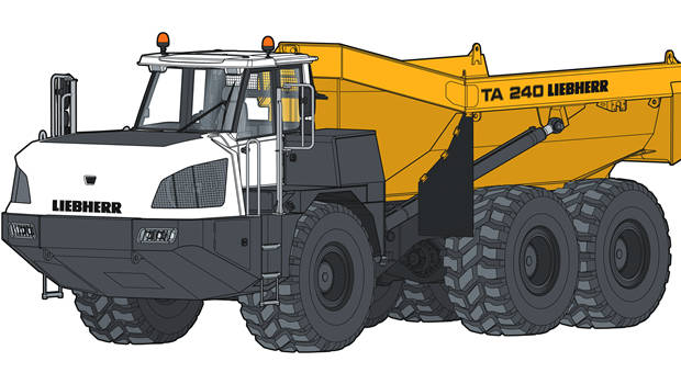 Tombereaux articulés : premiers événements de 2013 