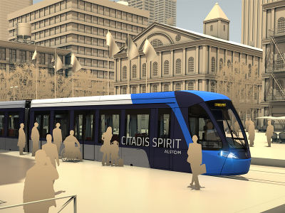 Alstom repense le design de ses trams Citadis Spirit