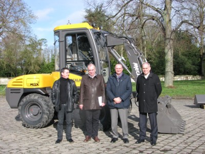 Mecalac entre au domaine national de Versailles