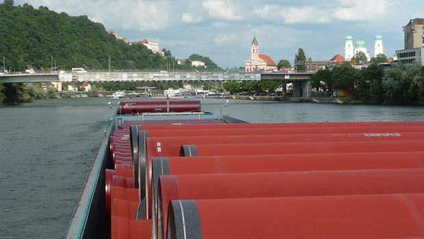 Saint-Gobain PAM livre la Serbie par voie fluviale