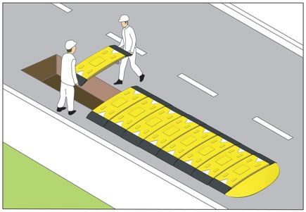 Plaques de chaussées Oxford Plastics pour trafic lourd