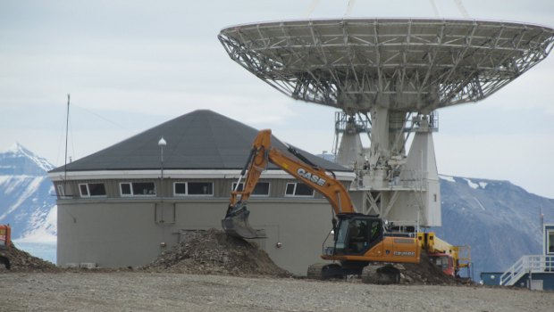 Deux pelles Case au service de la recherche en Norvège