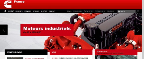 Cummins France lance un nouveau site internet