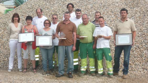 Six carrières Lafarge récompensées pour leur engagement environnemental