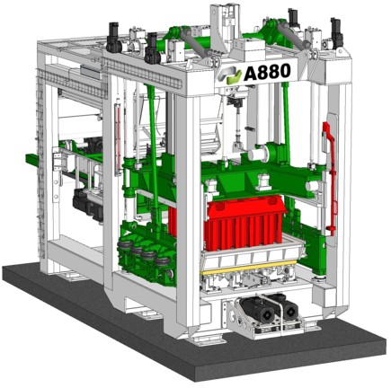 Adler Technologies lance la première presse grand format pour blocs légers