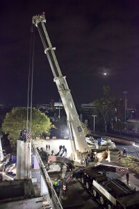 Terex sur le chantier de construction de la rocade de Mexico