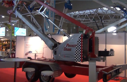 Le concept Igo Pocket Crane présenté à Batimat