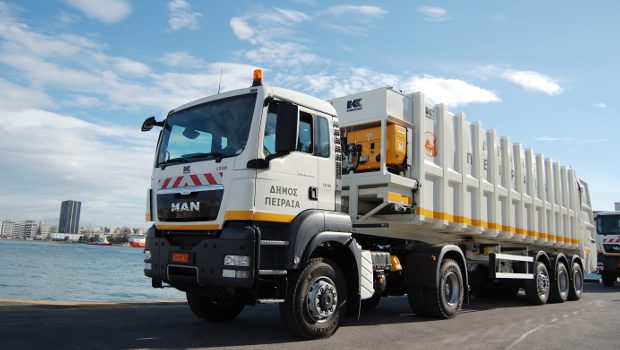 Grèce : Le Pirée acquiert des véhicules de collecte d'ordures MAN
