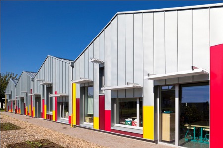 Rheinzink habille l'école publique de Fenain