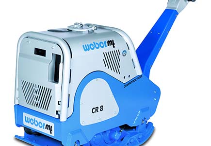 Nouvelle plaque vibrante CR8 chez Weber MT