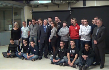 Baptême de la promotion 2013 Marc Seguin à Montceau les Mines 