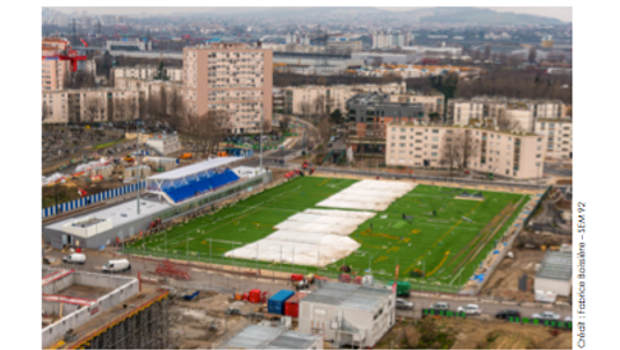 Asnières-sur-Seine va inaugurer son nouveau stade