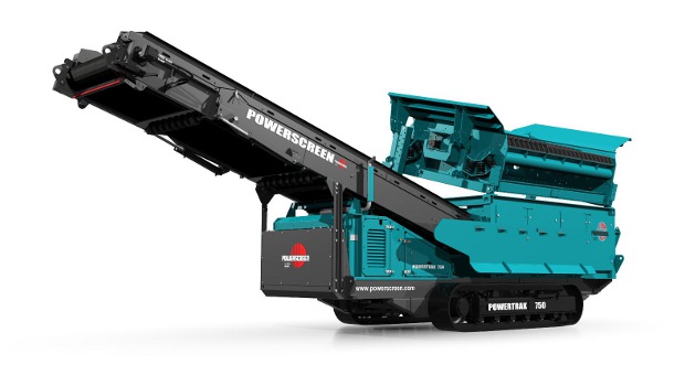 Powerscreen : le crible scalpeur Powertrak 750 à Hillhead