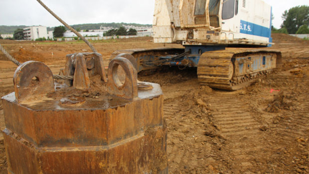 St-Cyr-l'Ecole : GTS réalise un compactage dynamique de grande ampleur