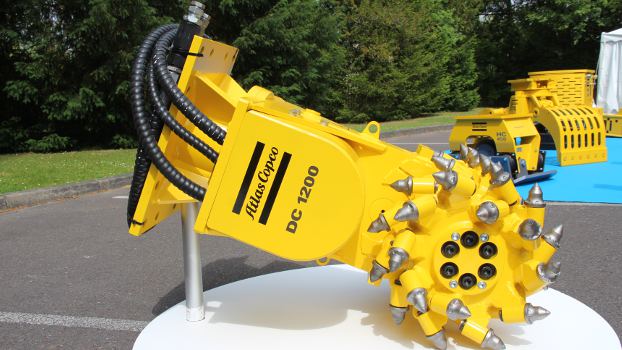 Atlas Copco arbore sa fraiseuse hydraulique DC1200