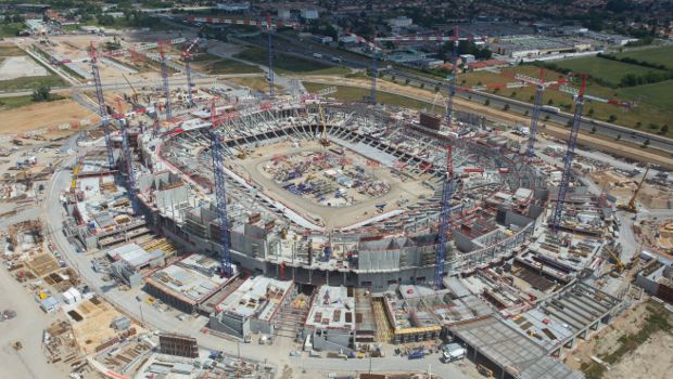 Le Grand Stade de Lyon prend forme