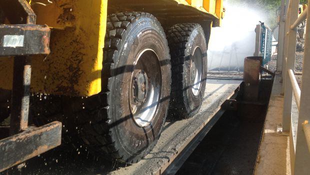 Quand une carrière belge prend soin des roues de camions 