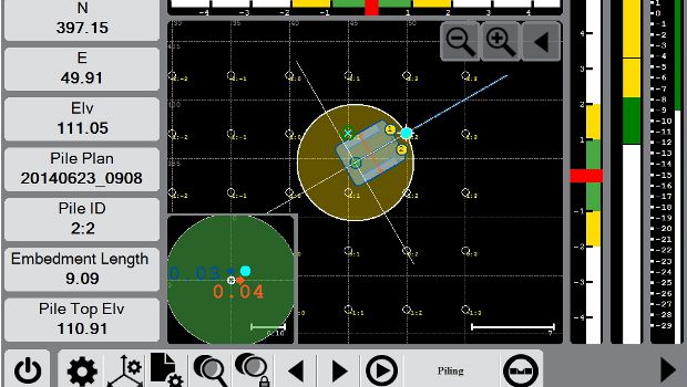 Trimble DPS900 : le guidage d’engins pour fondation