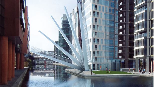 Un éventail géant à Londres