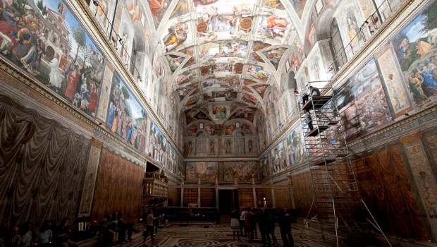 Osram met pleins feux sur la Chapelle Sixtine