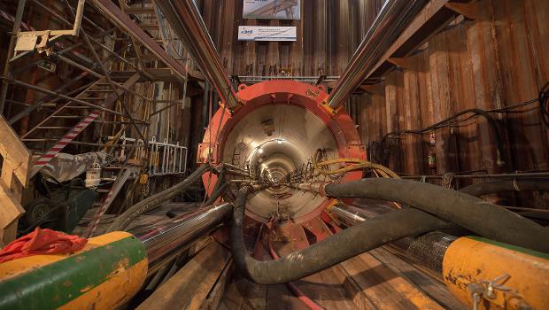 Allemagne : Herrenknecht en plongée sous l'Elbe