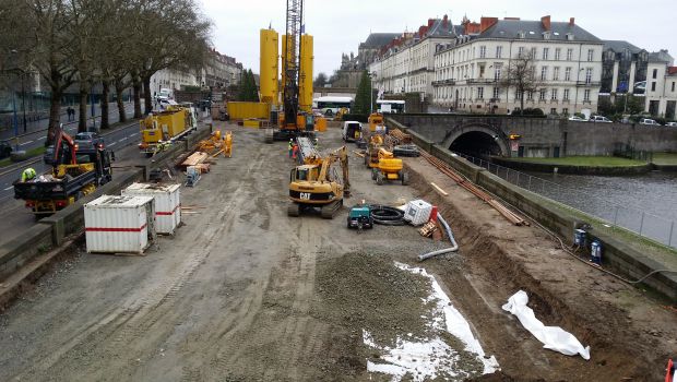 Fondations dans le dur à Nantes !
